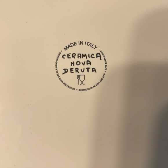 CERAMICA ⭐️ NOVA DERUTA plates - Picture 4 of 9